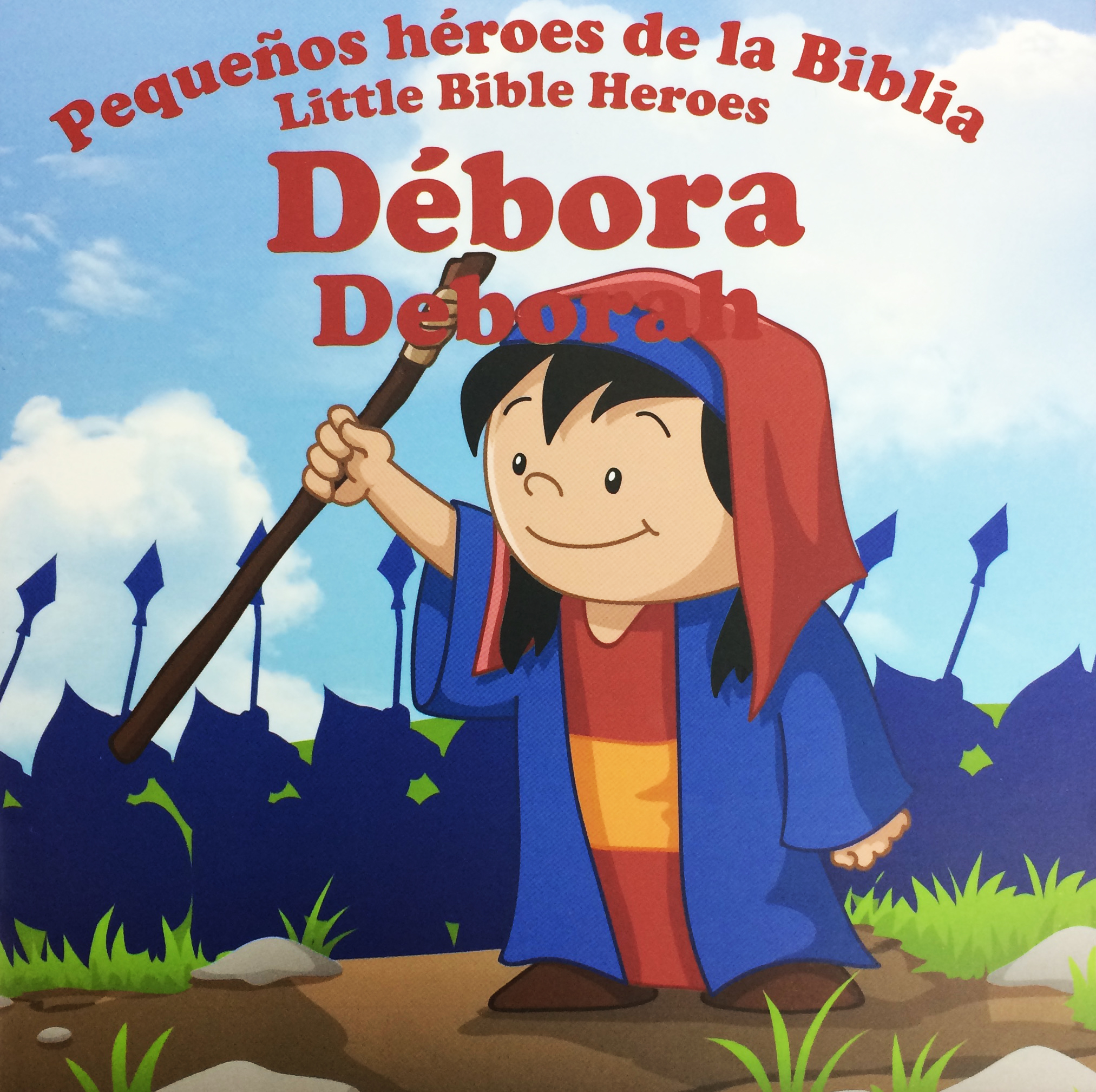 Débora Pequeños héroes de la Biblia (bilingüe) Casa Cristiana Emanuel