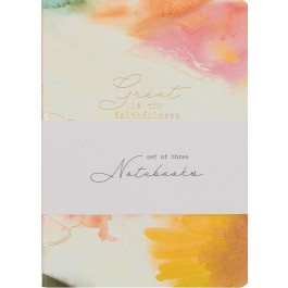Juego de cuadernos Great is thy faithfulness (pack de 3) (inglés)