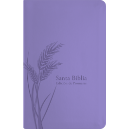 Biblia de promesas. Manual. Letra grande. 2 tonos. Lavanda. Cremallera - RVR60