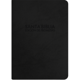 Biblia de promesas. Compacta. Letra grande. Imitación piel. Negro - RVR60