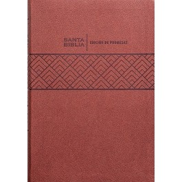 Biblia de promesas. Grande. Letra gigante. 2 tonos. Café. Índice - RVR60