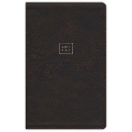 Biblia manual. Letra grande. Ultrafina. Imitación piel. Café - RVR60