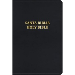 Biblia bilingüe. Grande. Imitación piel. Negro - RVR60/KJV