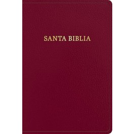 Biblia grande. Letra gigante. Imitación piel. Rojizo - RVR60
