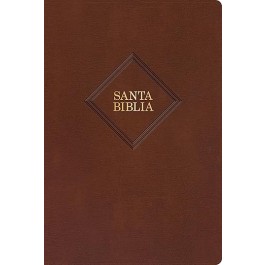 Biblia grande. Letra gigante. Piel especial. Café. Índice - RVR60