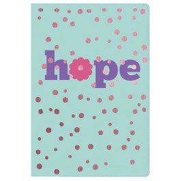 Biblia de estudio para niñas Hope. Letra grande. 2 tonos. Azul/rosa - NKJV (inglés)