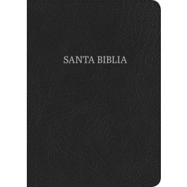 Biblia manual. Letra grande. Piel especial. Negro. Índice - RVR60