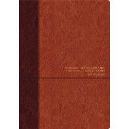 Biblia de estudio del diario vivir. 2 tonos. Marrón - RVR60