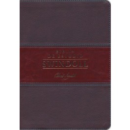 Biblia de estudio Swindoll. 2 tonos. Marrón - NTV