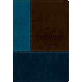 Biblia de estudio Swindoll. 2 tonos. Azul/marrón. Índice - NTV