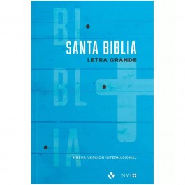 Biblia manual. Letra grande. Rústica. Azul - NVI, 2022