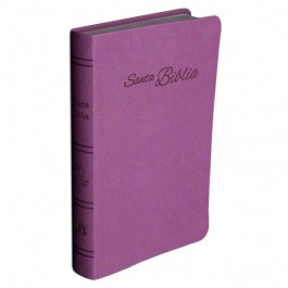 BIBLIA RVA 2015-MORADA, PIEL EURO.