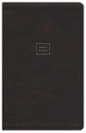 Biblia manual. Letra grande. Ultrafina. Imitación piel. Café - RVR60