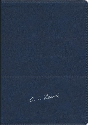 Biblia Reflexiones de C. S. Lewis. Imitación piel. Azul marino - RVR77