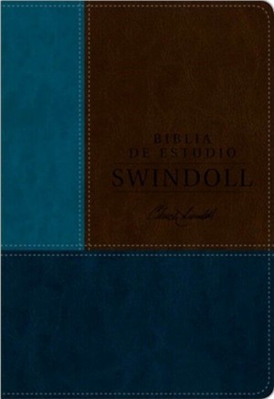 Biblia de estudio Swindoll. 2 tonos. Azul/marrón. Índice - NTV