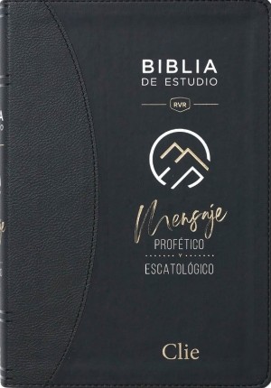 Biblia de estudio mensaje profético y escatológico. 2 tonos. Negro - RVR77