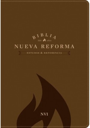 Biblia de estudio Nueva Reforma. 2 tonos. Marrón - NVI