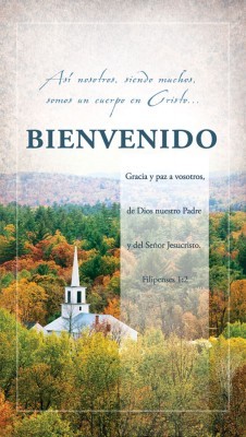 Tarjeta - Bienvenido (Fil. 1:2) (pack de 50)