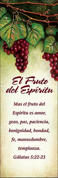 Marcador - Frutos del Espíritu