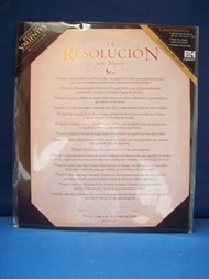 Resolución para mujeres, La - Certificado