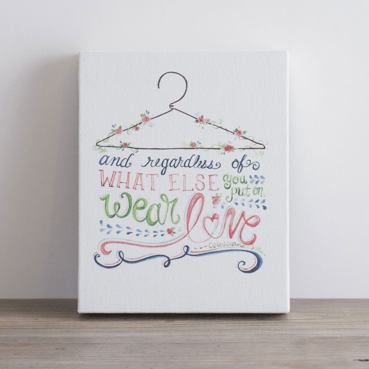 Lienzo impreso Wear love