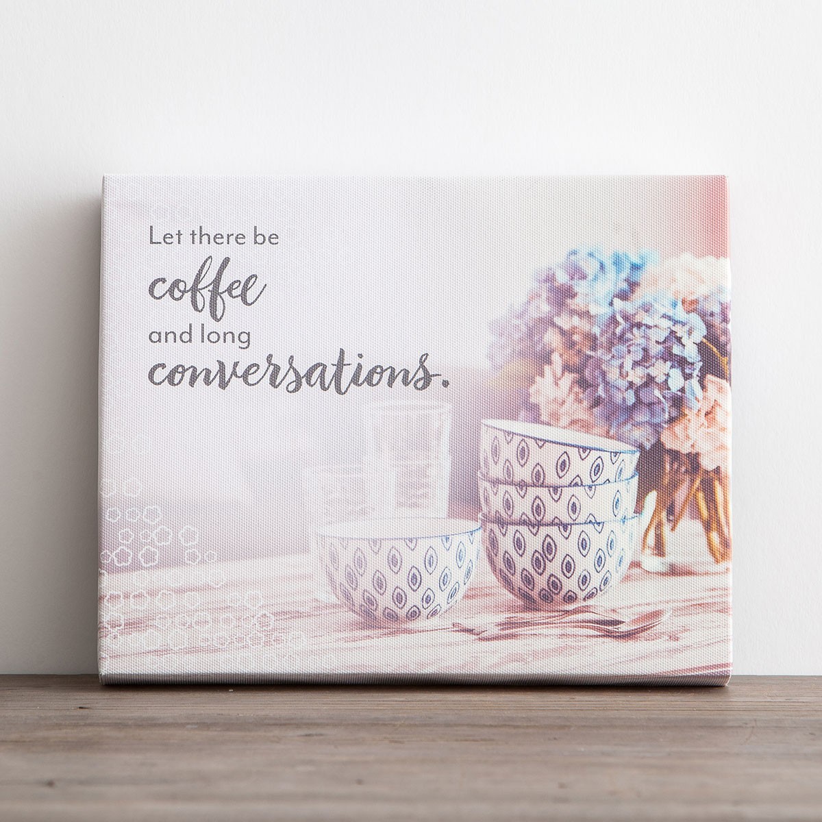 Lienzo impreso Let there be