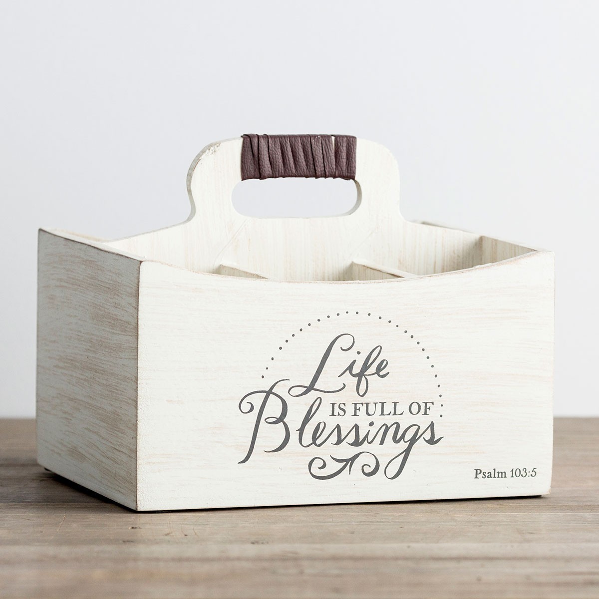 Portaobjetos Full of blessings. Madera