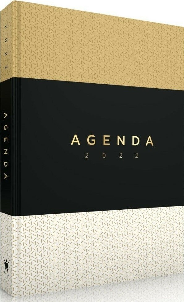 Agenda Deluxe 2022. Tapa dura. Mostaza