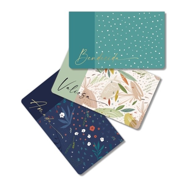 Cuaderno Amada, bendecida, valiosa. Vol. 2. Rústica (pack de 3)