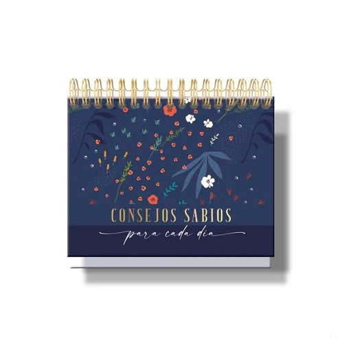 Calendario Consejos sabios para cada día. Azul