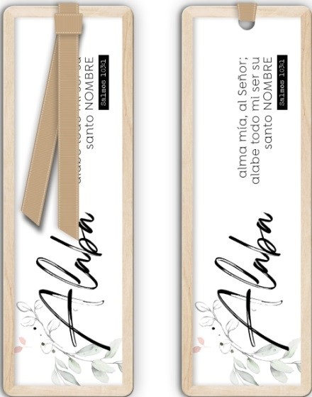 Marcador Alaba (Salmo 103:1)