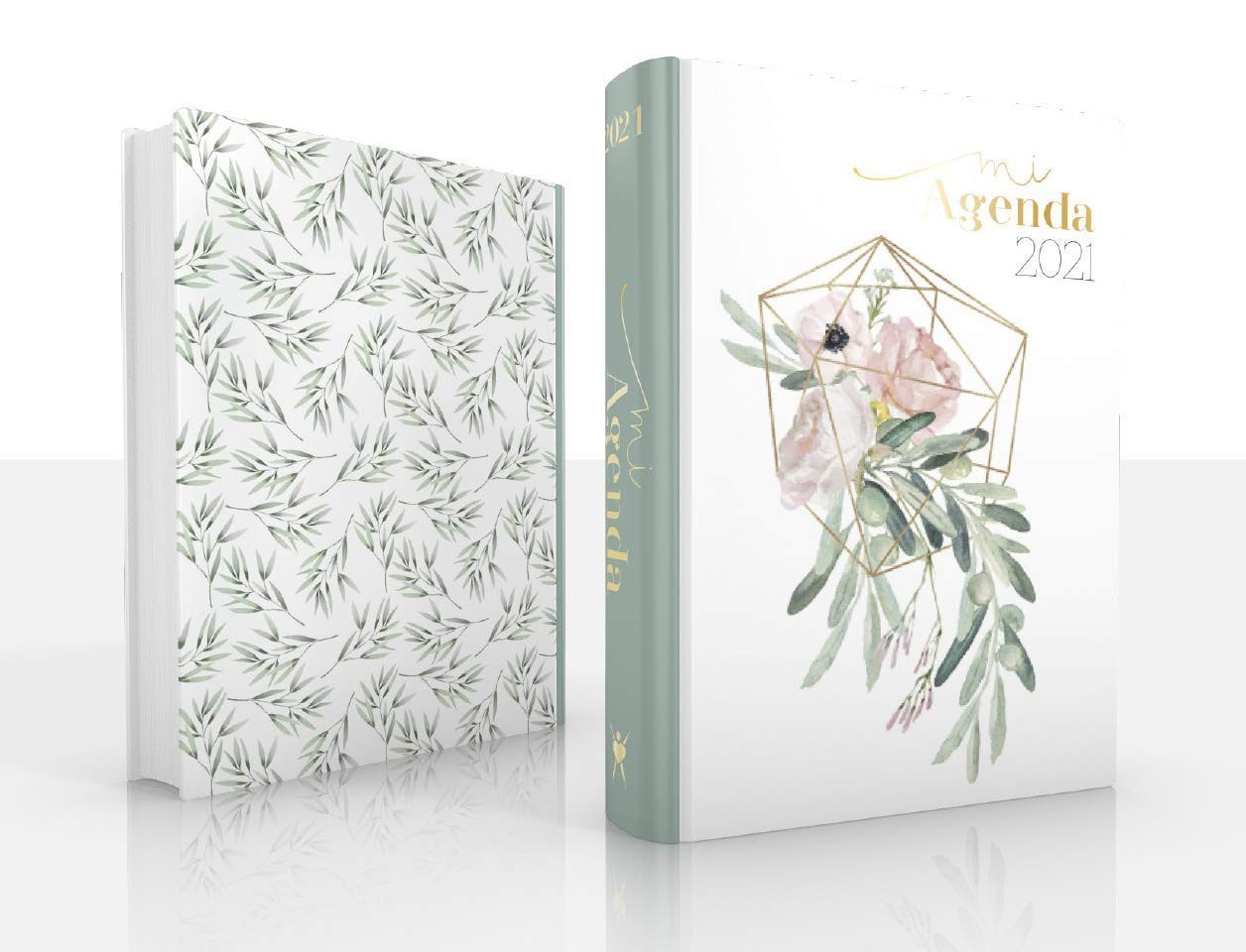 Agenda Eco 2021. Tapa dura. Orquidea