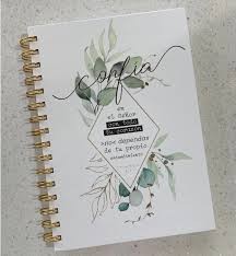 Cuaderno Confía (Proverbios 3:5). Tapa dura. Espiral