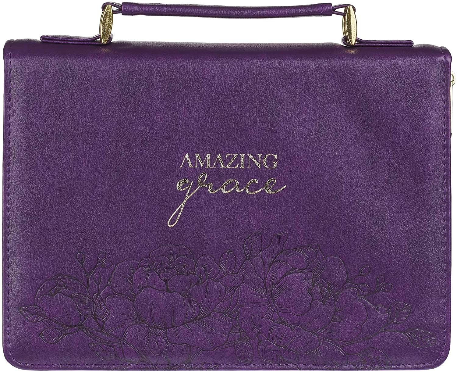 Funda para Biblia Amazing Grace. 2 tonos. Violeta - XL