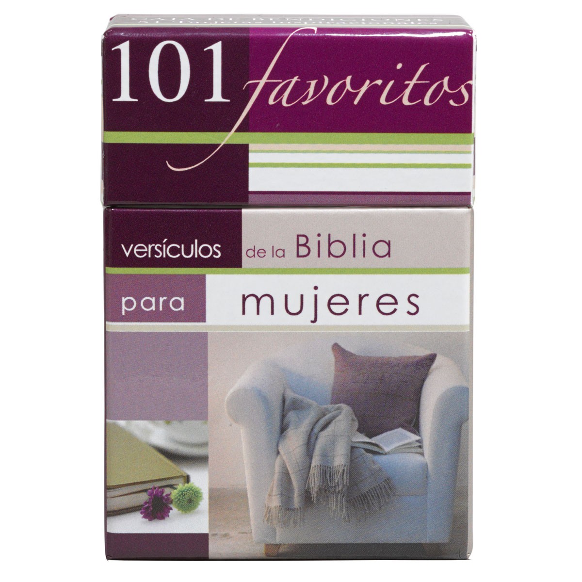 101 versículos favoritos de la Biblia para mujeres (101 tarjetas)
