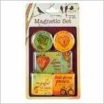 Juego de imanes Peaceful thoughts (pack de 5)