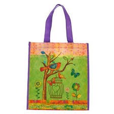 Bolsa May Your Day Be Blessed. Polipropileno. Pájaros