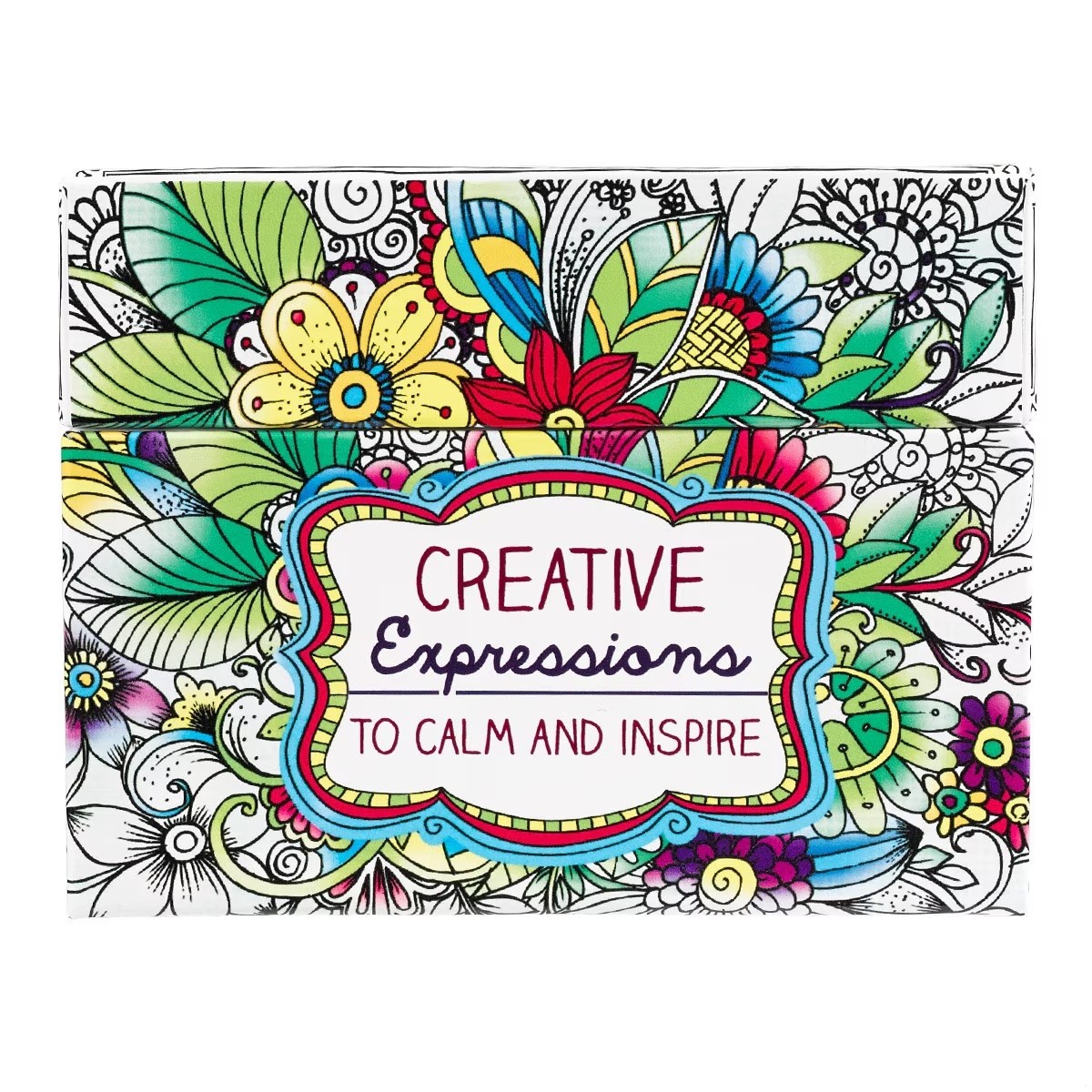 Tarjetas para colorear Creative expressions (44 tarjetas) (inglés)
