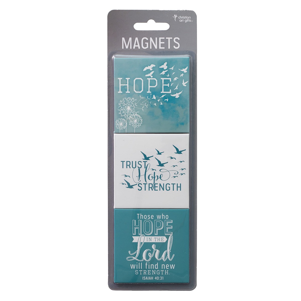 Juego de imanes Isaías 40:31 (pack de 3)