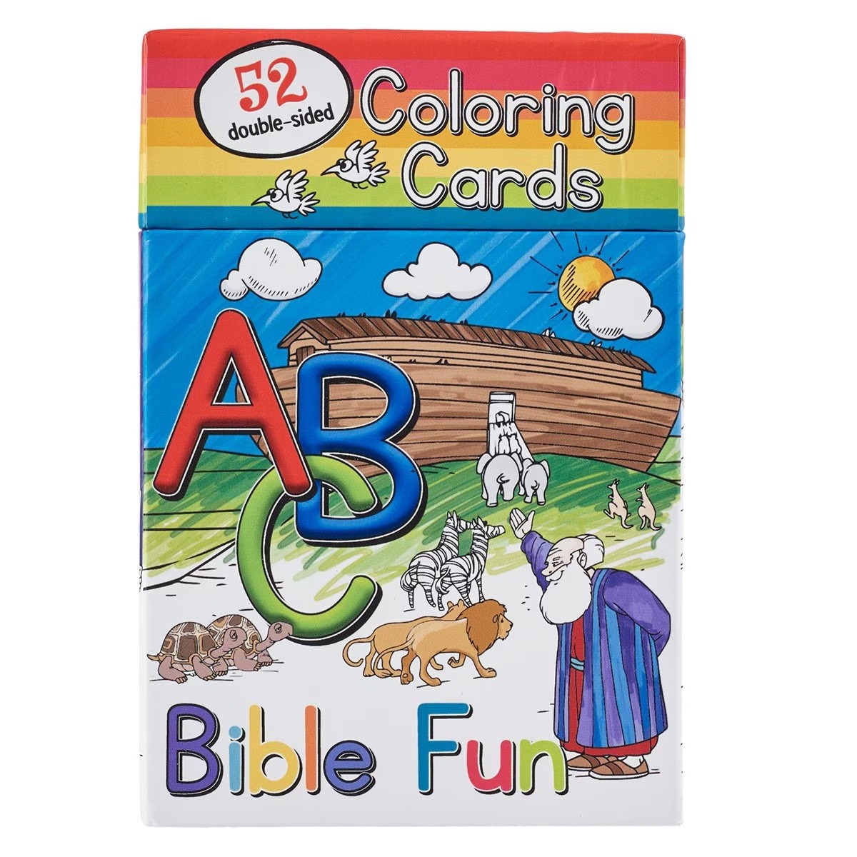 Tarjetas para colorear ABC Bible fun (52 tarjetas) (inglés)