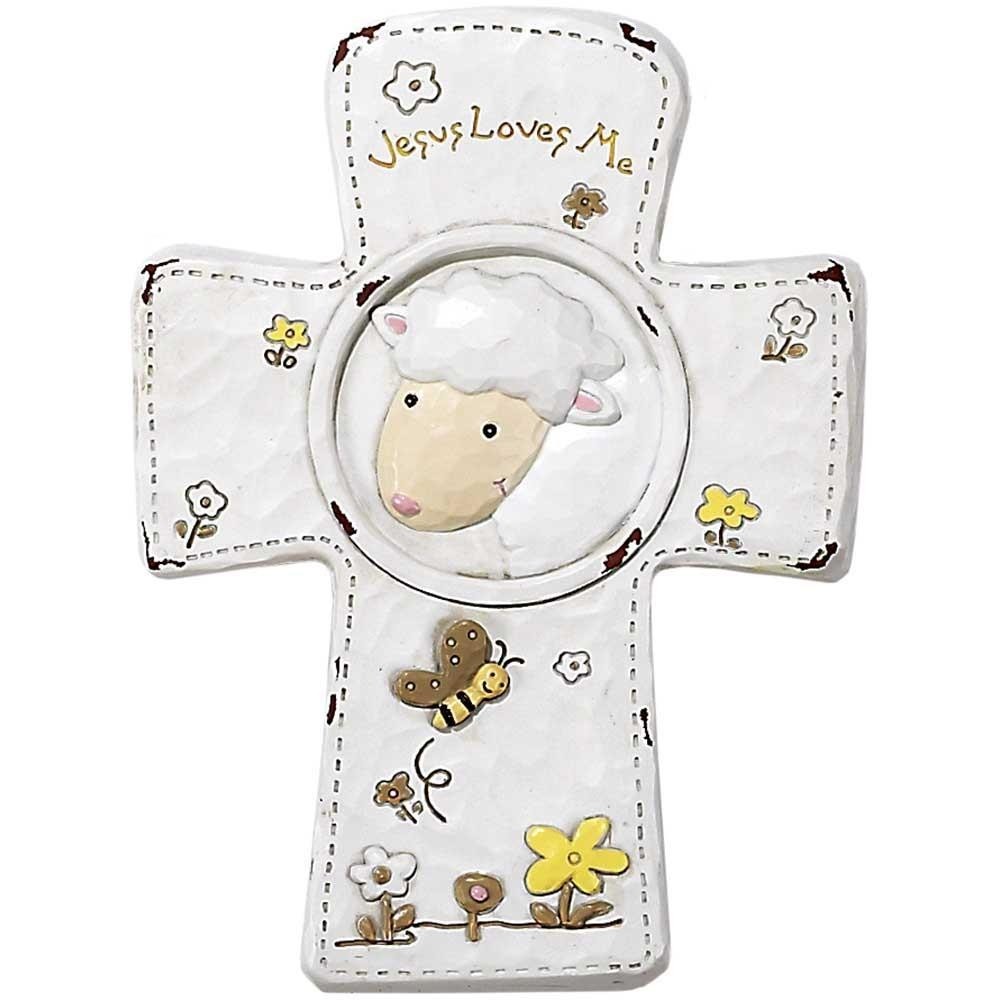 Cruz Jesus loves me. Resina (inglés)