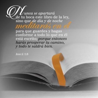 Cuadro cristal Josué 1:8