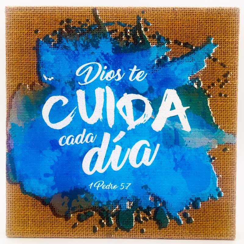 Cuadro Explosión de color 1 Pedro 5:7