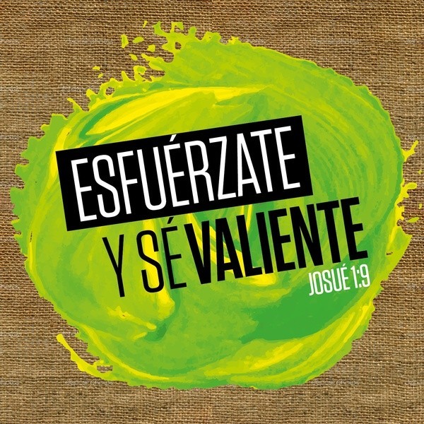 Cuadro Explosión de color Josué 1:9