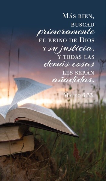 Cuadro madera Mateo 6:33