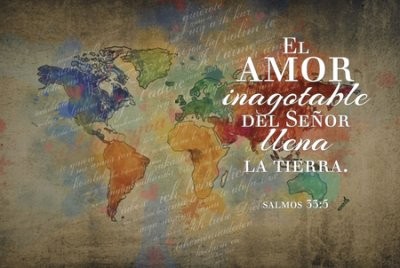 Cuadro canvás Salmo 33:5