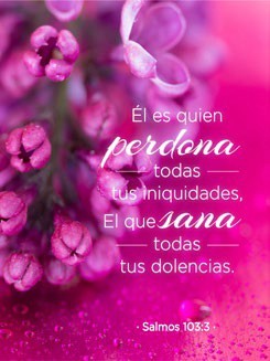 Placa cristal Salmo 103:3