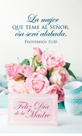 Placa cristal Proverbios 31:30