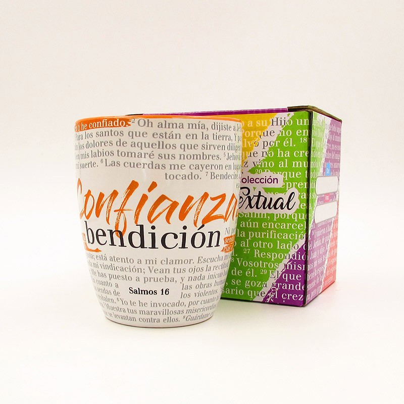 Taza Textual Confianza (Salmo 16)