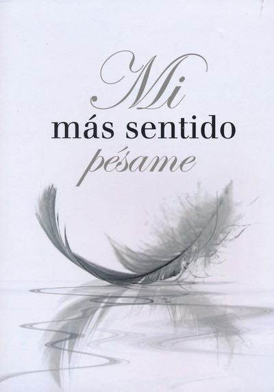 Tarjeta - Mi más sentido pésame (Salmo 119:50)